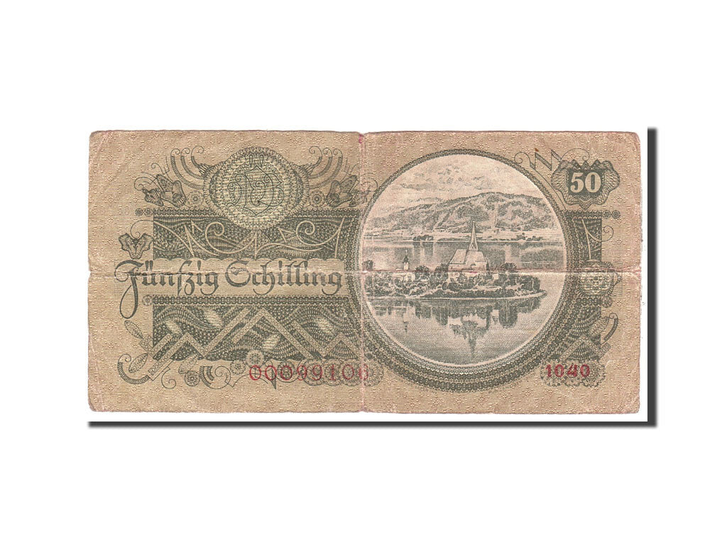 Austria, 50 Schilling, 1945, 1945-05-29, KM:117, VF(20-25)
