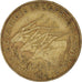 Moneta, Stati dell’Africa centrale, 5 Francs, 1982