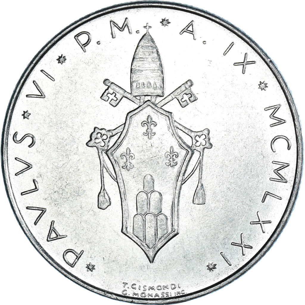 Moneda, Vaticano, 50 Lire, 1971