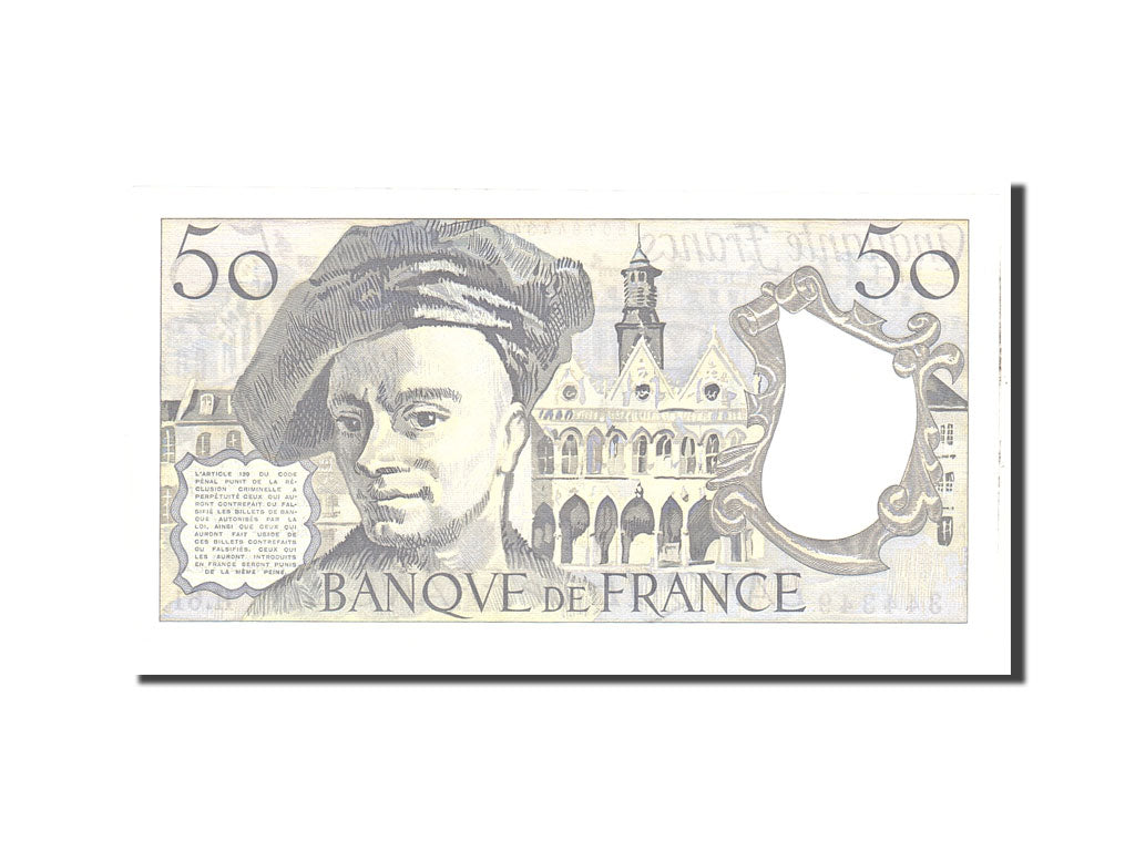 Banknote, France, 50 Francs, 1990, Undated, EF(40-45), Fayette:67.16, KM:152e
