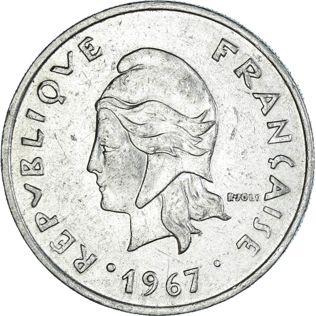 Monnaie, Nouvelle-Calédonie, 20 Francs, 1967