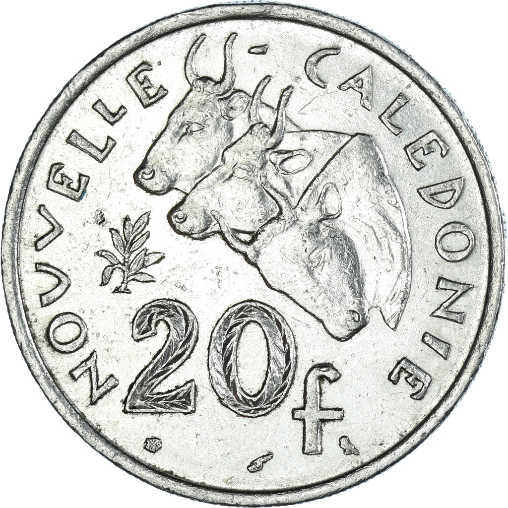 Monnaie, Nouvelle-Calédonie, 20 Francs, 1967