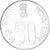 Moneta, India, 50 Paise, 1988
