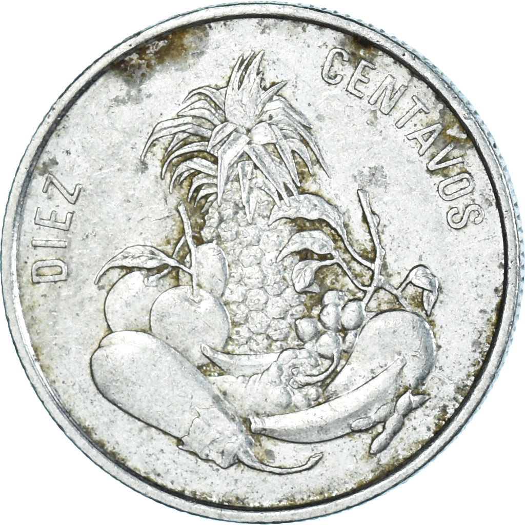 Coin, Dominican Republic, 10 Centavos, 1989