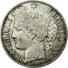 Coin, France, Cérès, Franc, 1895, Paris, AU(50-53), Silver, Gadoury:465a