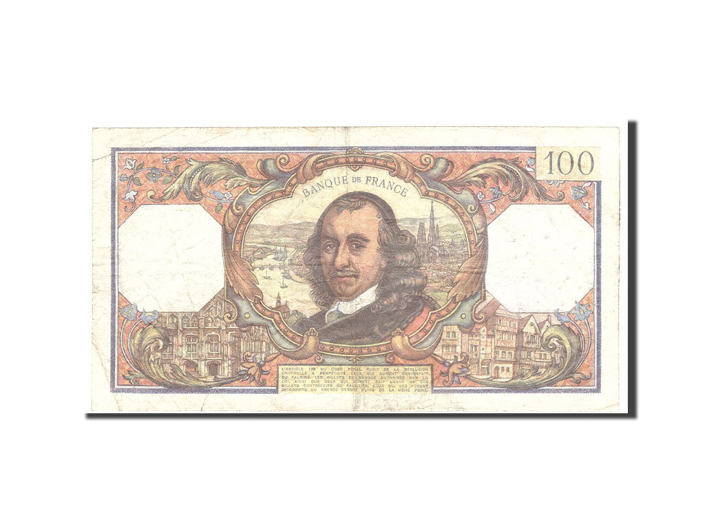 France, 100 Francs, 1976, KM:149f, 1976-06-03, VF(20-25), Fayette:65.53