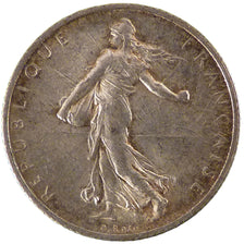FRANCE, 1 Franc, 1898, AU(55-58), Silver, Gadoury #467, 5.00