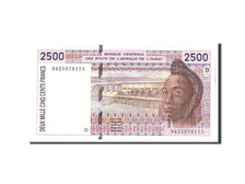 Stati dell'Africa occidentale, 2500 Francs, 1994, KM:112Ac, Undated, FDS