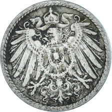 Moeda, ALEMANHA - IMPÉRIO, 5 Pfennig, 1905