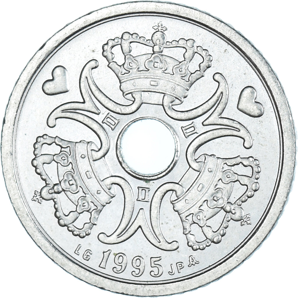 Munten, Denemarken, Krone, 1995