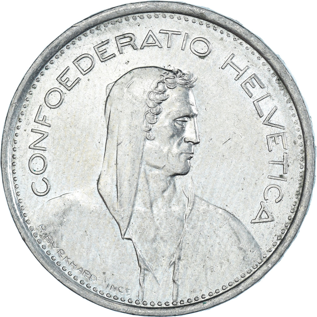Munten, Zwitserland, 5 Francs, 1976