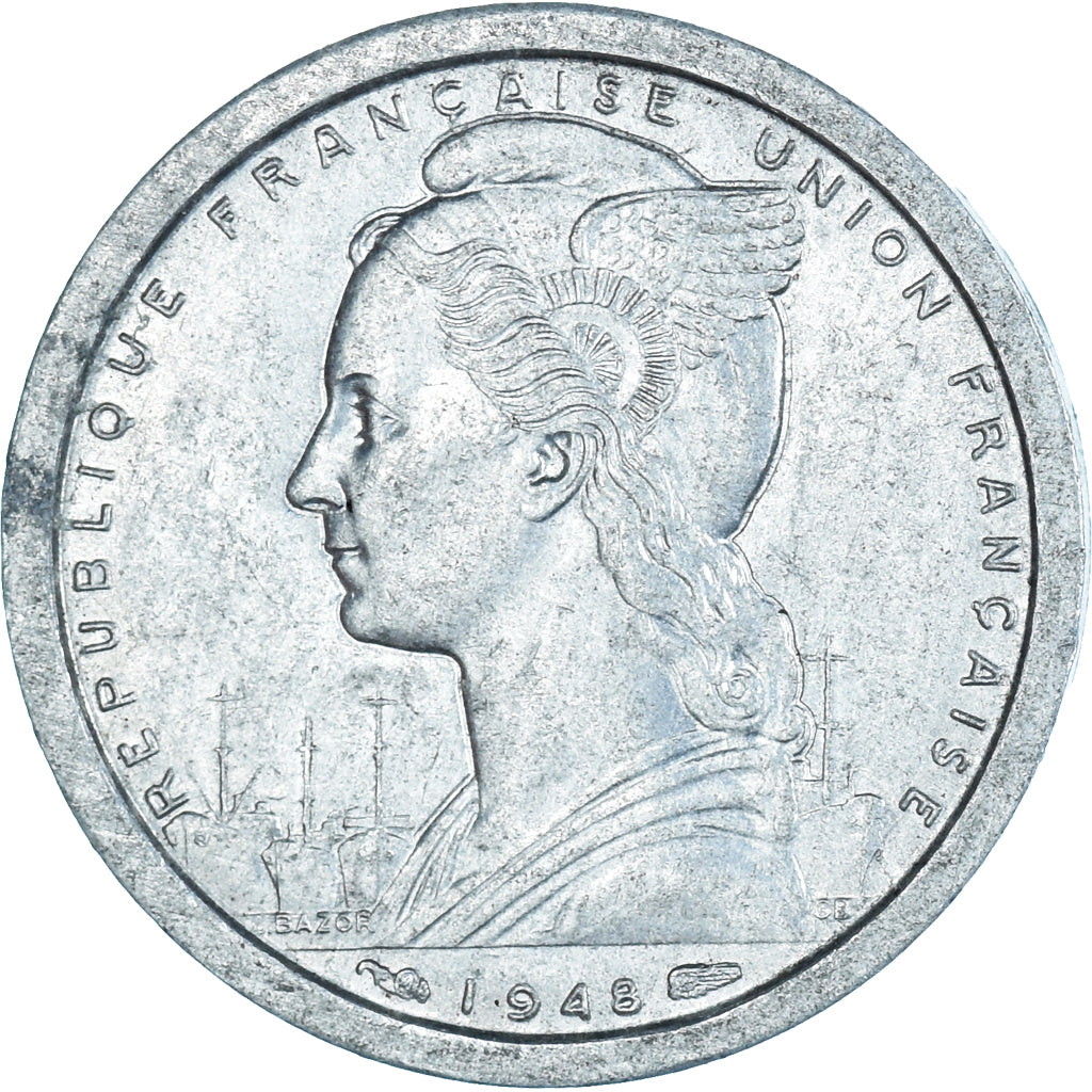 Moneta, Africa equatoriale francese, 1 Franc, 1948