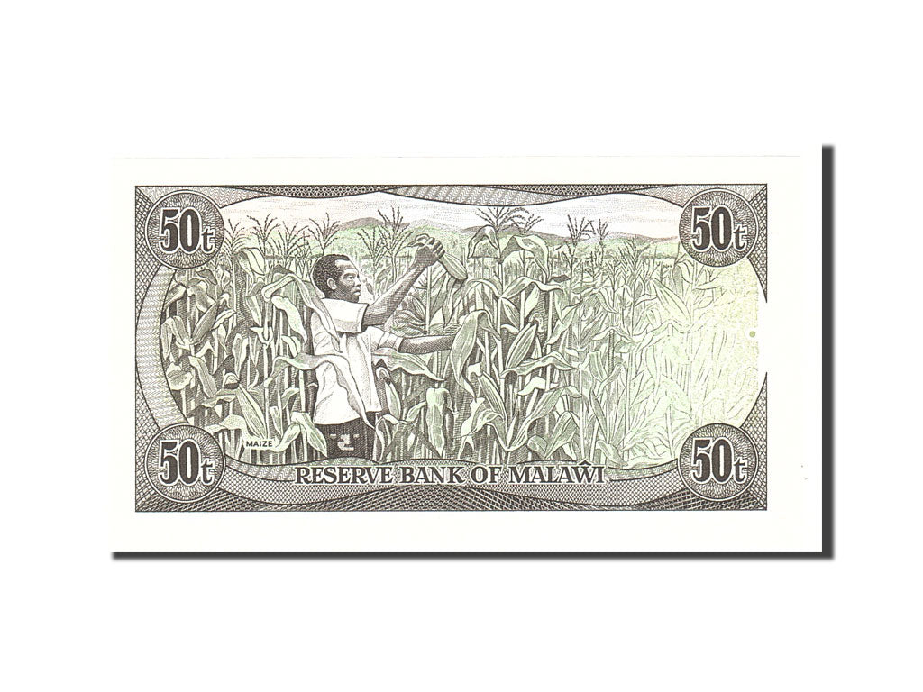 Banknote, Malawi, 50 Tambala, 1986, 1986-03-01, KM:18, UNC(65-70)