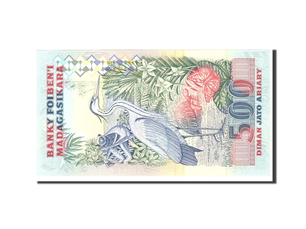 Madagascar, 2500 Francs = 500 Ariary, 1998, Undated, KM:72Aa, UNC(65-70)