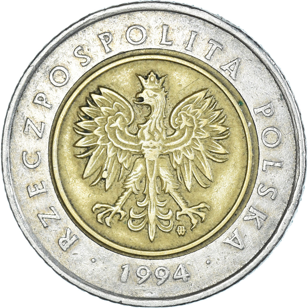 Munten, Polen, 5 Zlotych, 1994