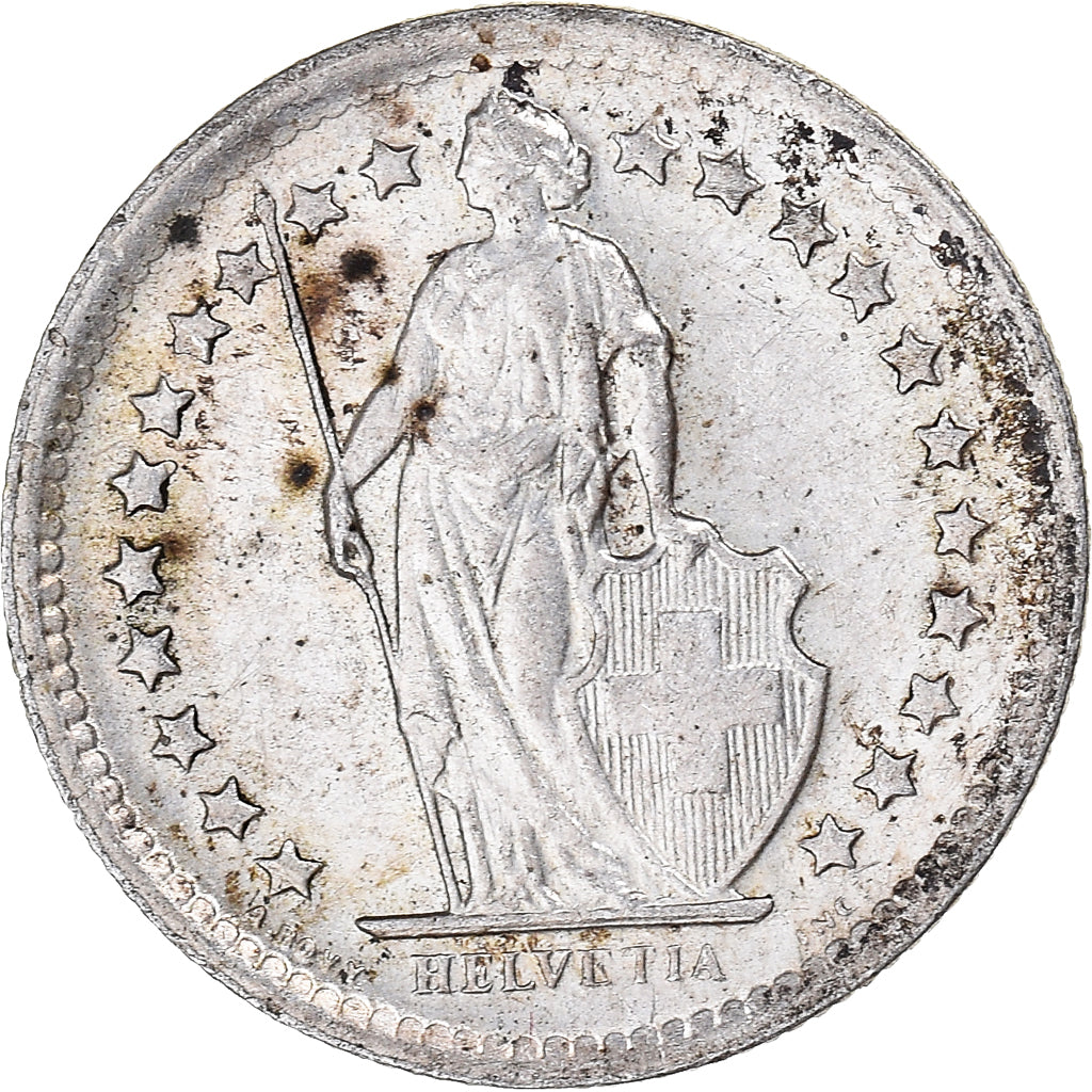 Moneta, Szwajcaria, 1/2 Franc, 1966