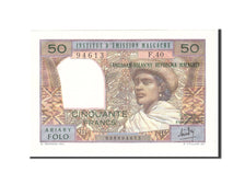 Madagascar, 50 Francs = 10 Ariary, 1969, Undated, KM:61, UNC(65-70)
