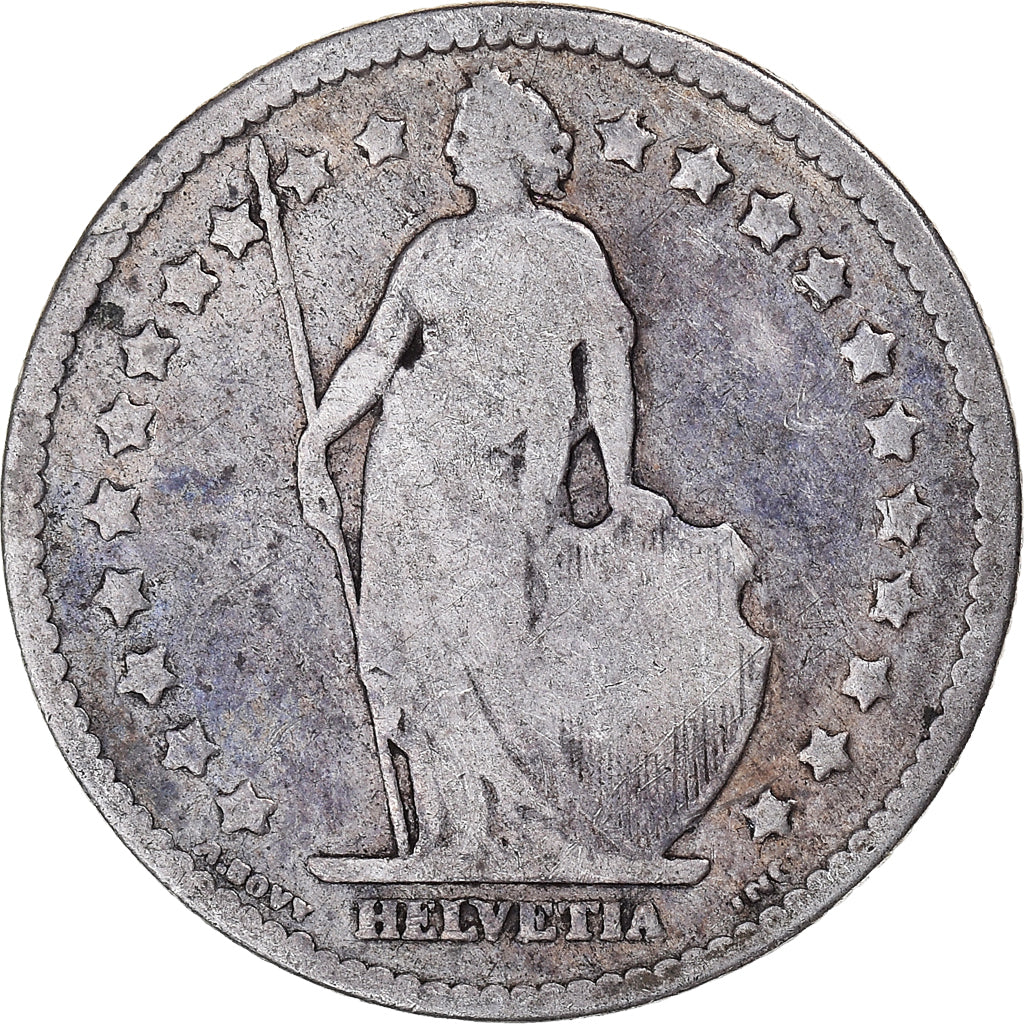 Coin, Switzerland, Franc, 1876