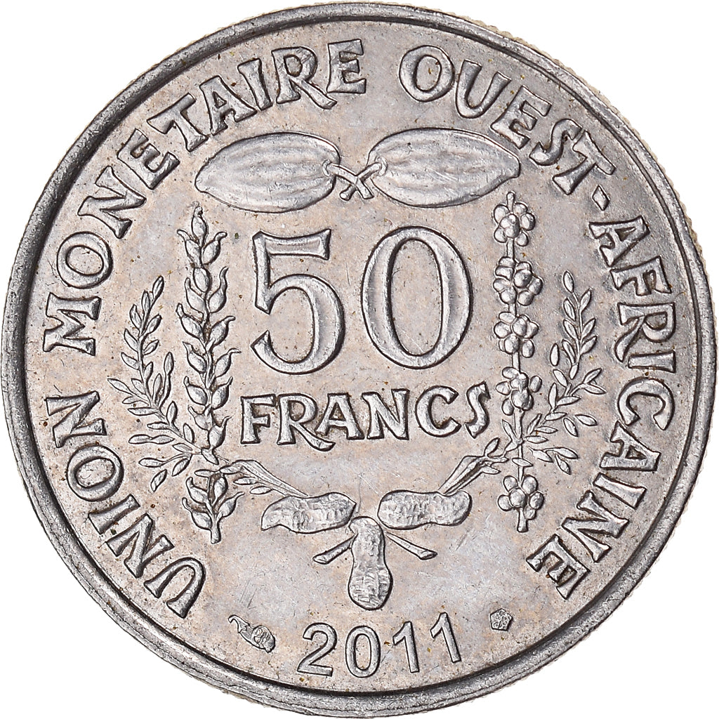 Coin, West African States, 50 Francs, 2011