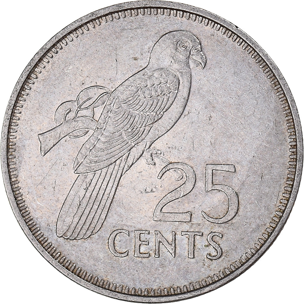 Moneta, Seszele, 25 Cents, 1989