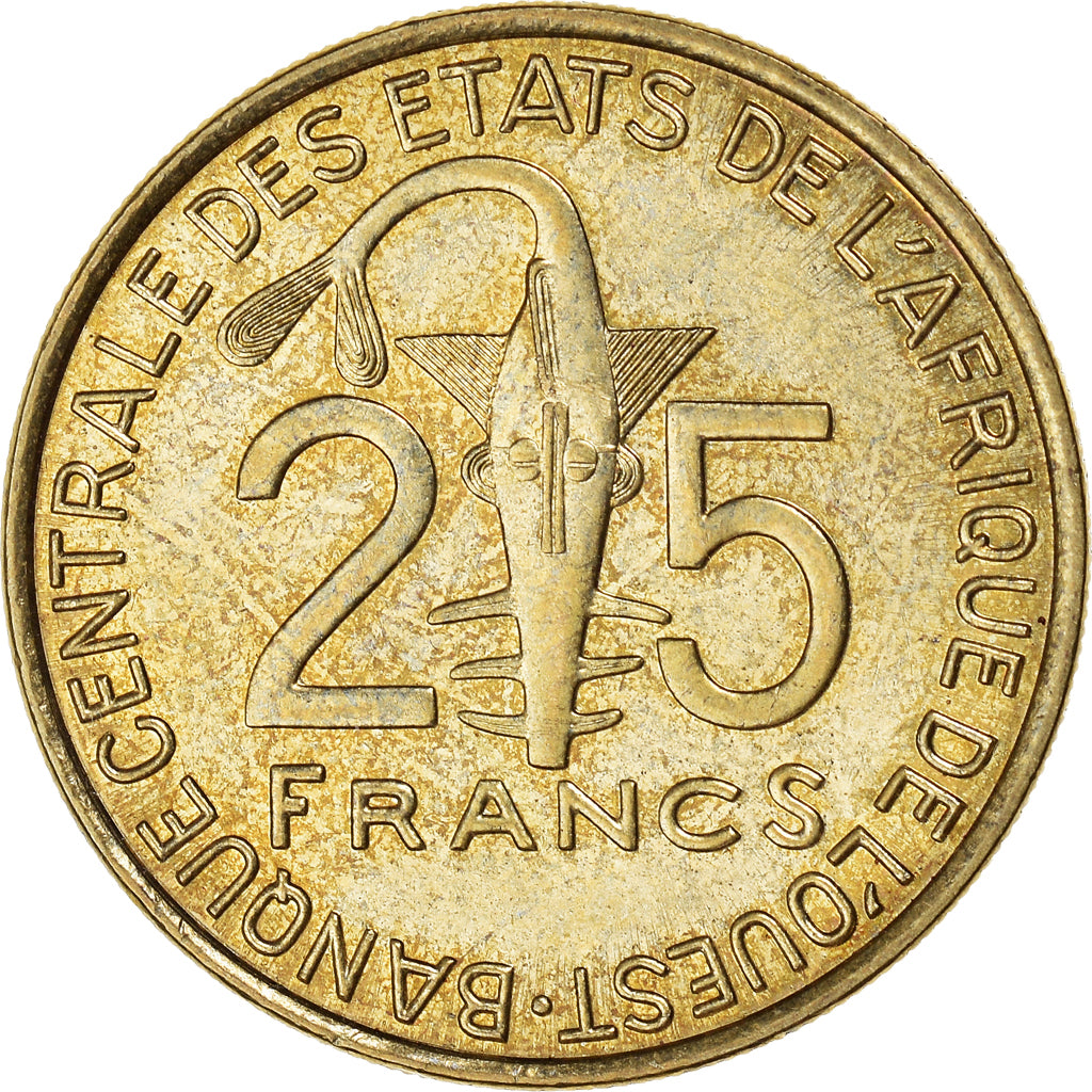Moneda, Estados del África Occidental, 25 Francs, 2009