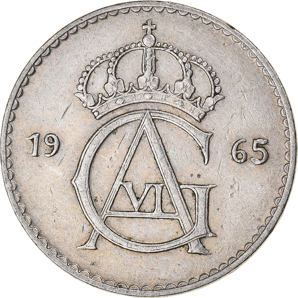 Moneta, Szwecja, 50 Öre, 1965