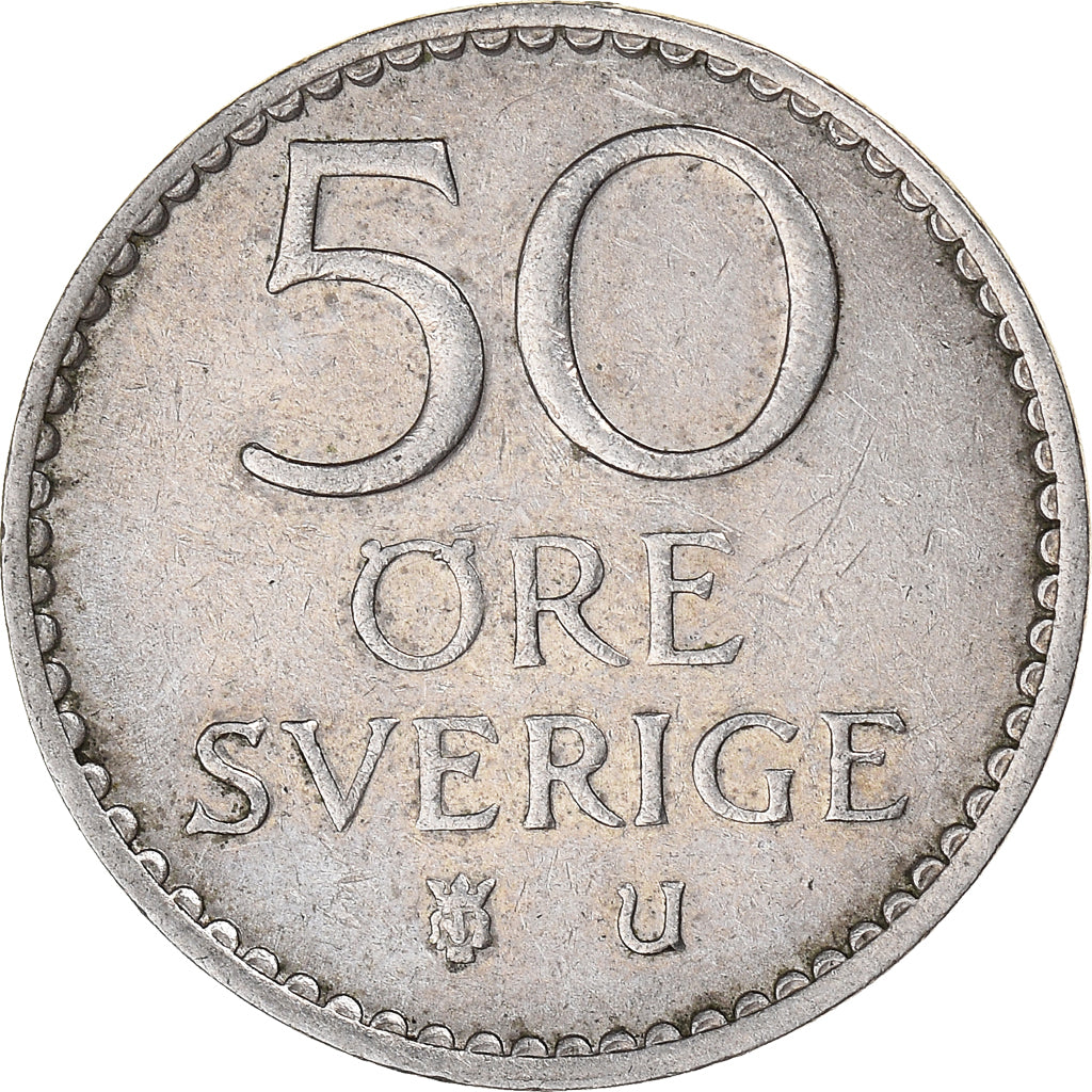 Moneta, Svezia, 50 Öre, 1966