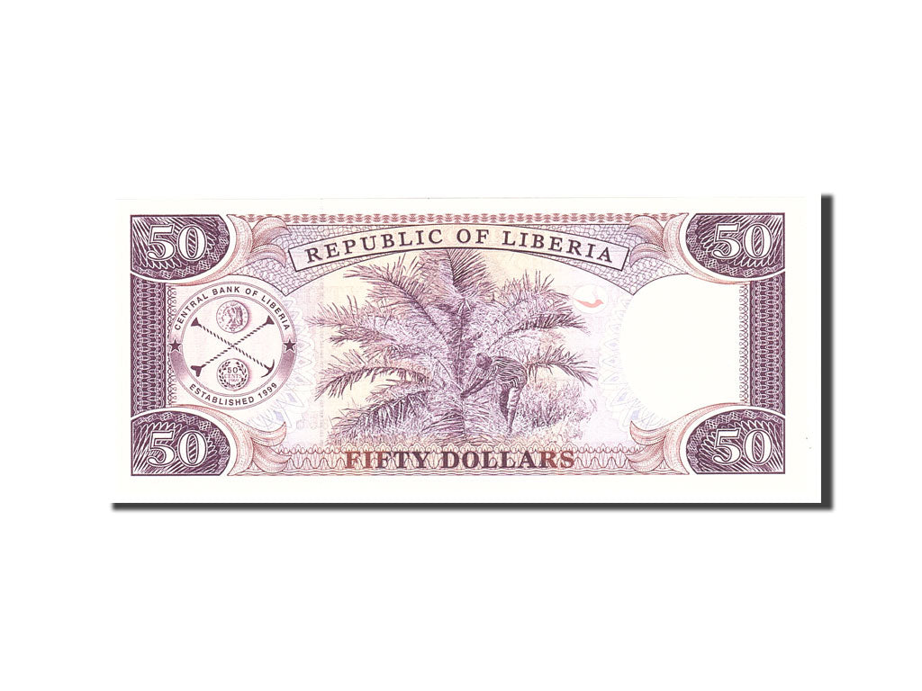 Liberia, 50 Dollars, 1999, KM:24, Undated, UNC(65-70)