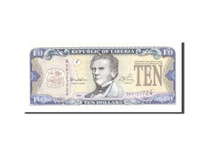 Liberia, 10 Dollars, 1999, KM:22, Undated, UNC(65-70)