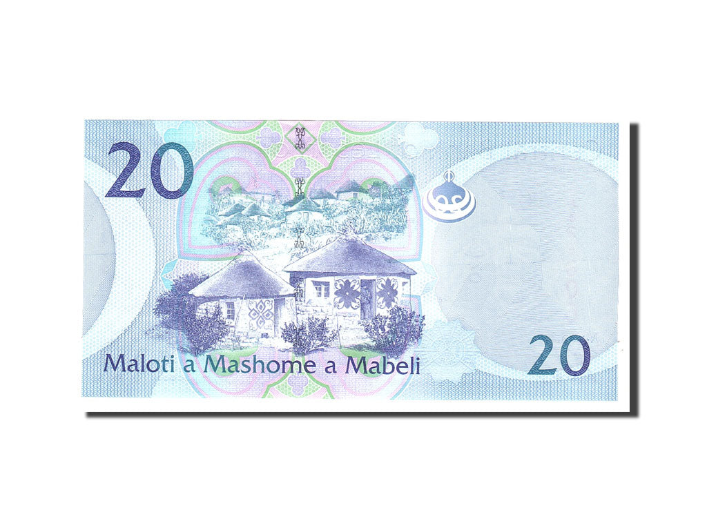 Banknote, Lesotho, 20 Maloti, 2010, Undated, KM:22, UNC(65-70)