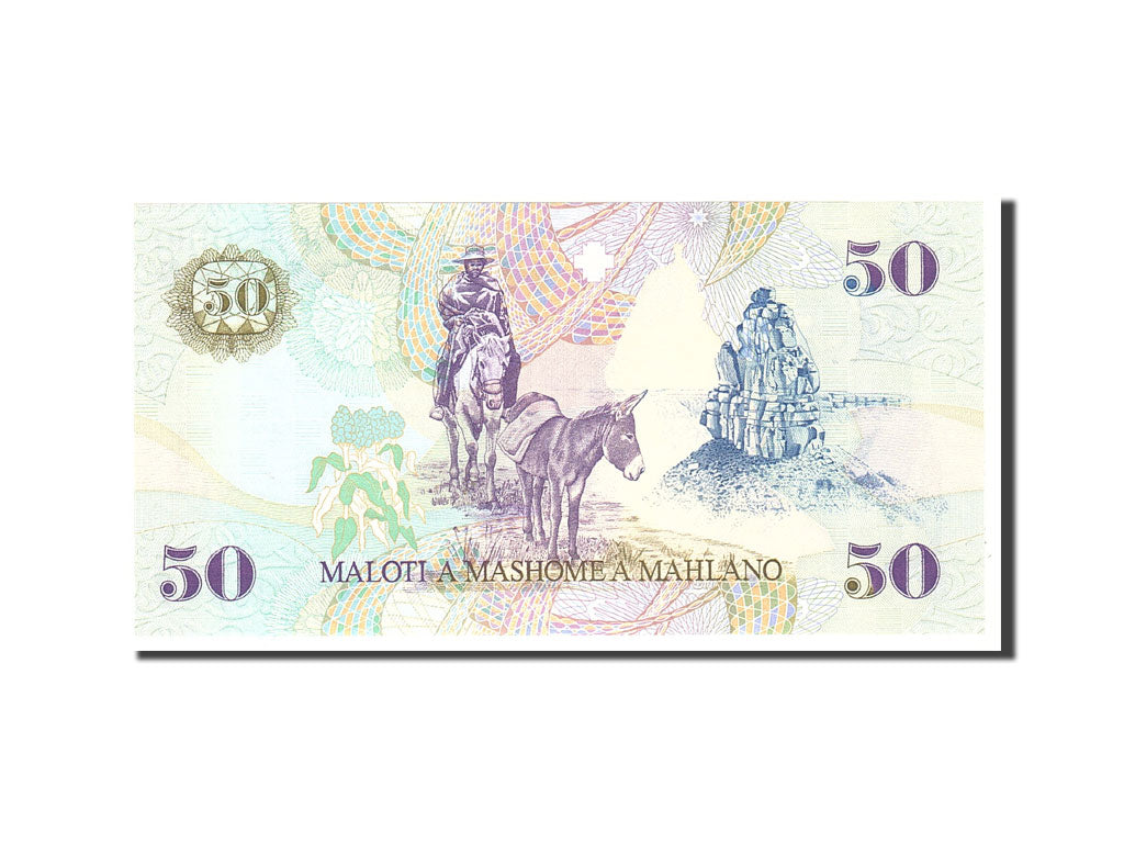 Banknote, Lesotho, 50 Maloti, 1999, Undated, KM:17c, UNC(65-70)