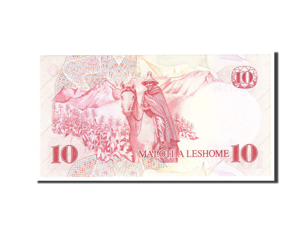 Banconote, Lesotho, 10 Maloti, 1981, KM:6b, Undated, FDS