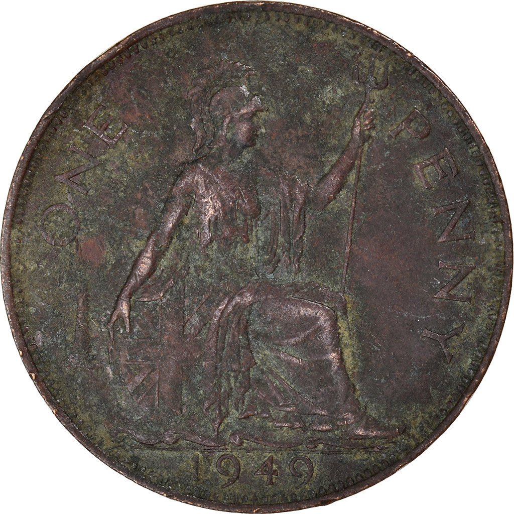Coin, Great Britain, Penny, 1949