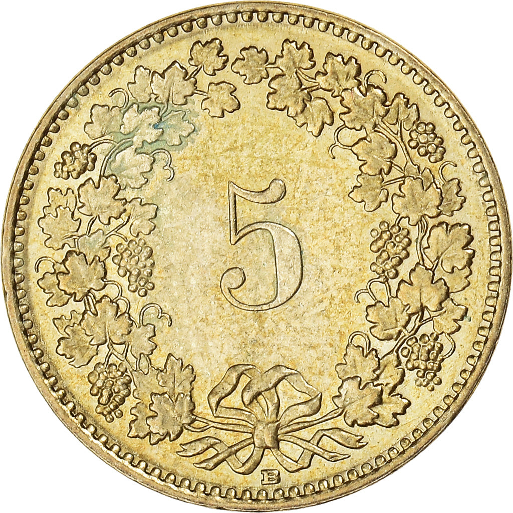 Münze, Schweiz, 5 Rappen, 2008
