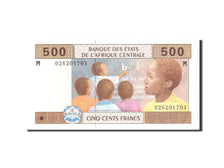 Billet, États de l'Afrique centrale, 500 Francs, 2002, Undated, KM:606C, NEUF