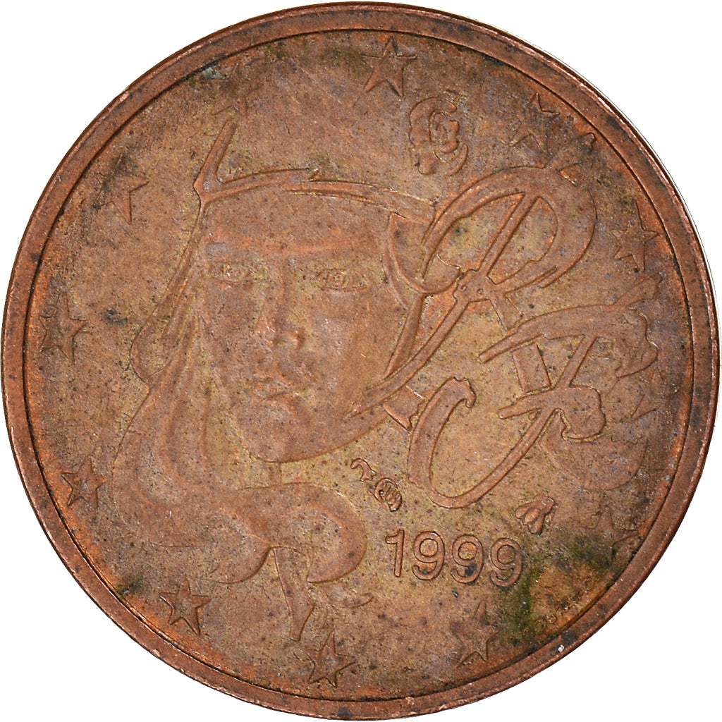 Münze, Spanien, 2 Euro Cent, 1999