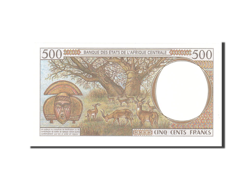 Central African States, 500 Francs, 1998, KM:201Ee, Undated, UNC(65-70)