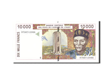 West African States, 10,000 Francs, 1997, KM:114Ae, Undated, UNC(65-70)