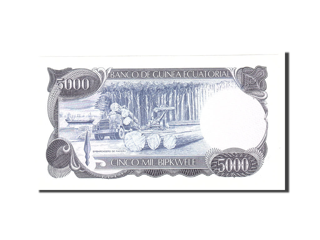 Banknote, Equatorial Guinea, 5000 Bipkwele, 1979, Undated, KM:17, UNC(65-70)