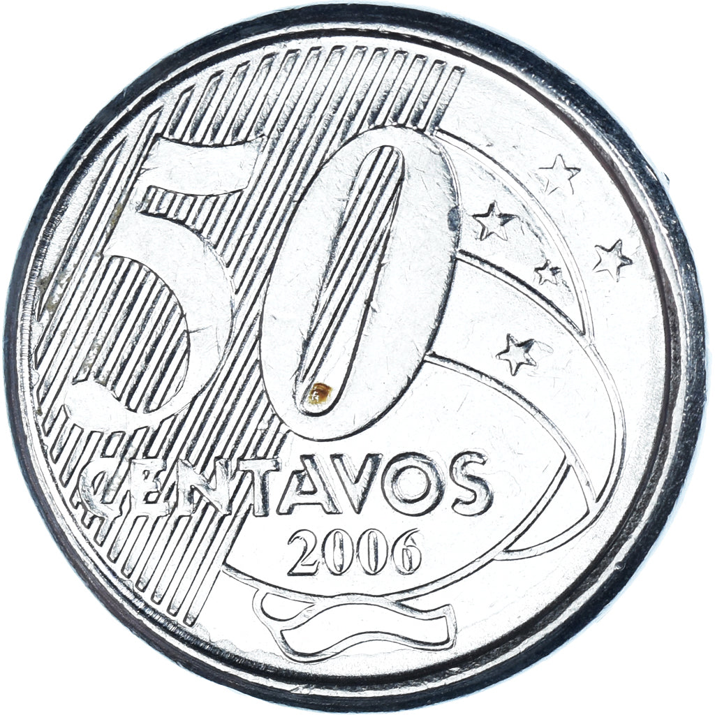 Moneta, Brazylia, 50 Centavos, 2006