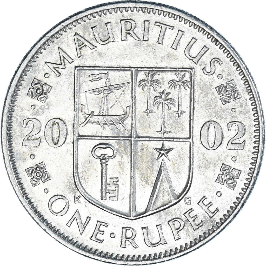 Moneta, Mauritius, Rupee, 2002