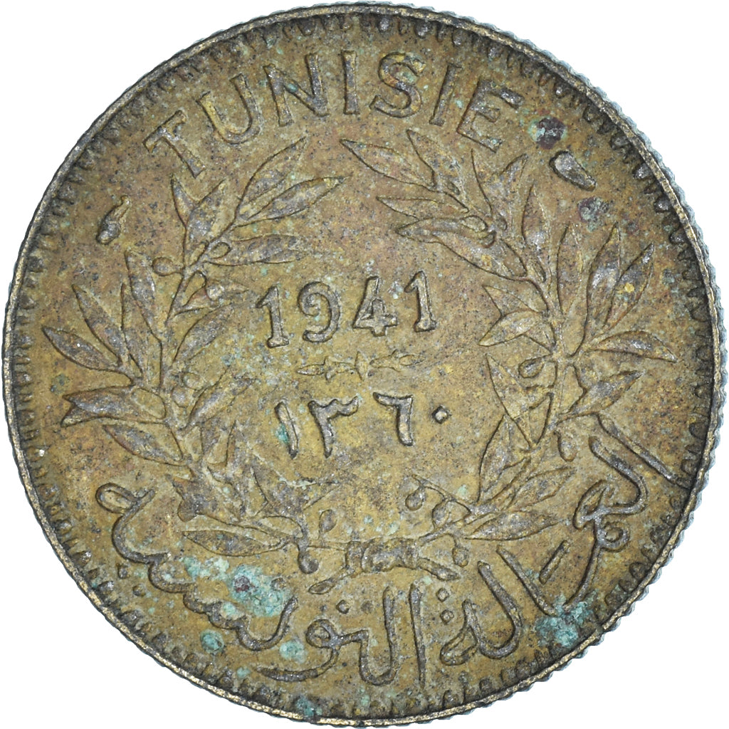 Münze, Tunesien, Franc, 1941