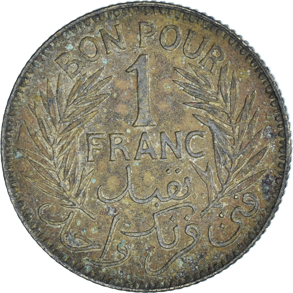Münze, Tunesien, Franc, 1941