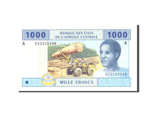 Biljet, Staten van Centraal Afrika, 1000 Francs, 2002, Undated, KM:202Eh, NIEUW