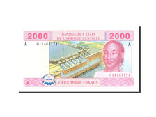 Zentralafrikanische Staaten, 2000 Francs, 2002, KM:203Eh, Undated, UNC(65-70)