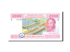 États de l'Afrique centrale, 2000 Francs, 2002, Undated, KM:203Eh, NEUF