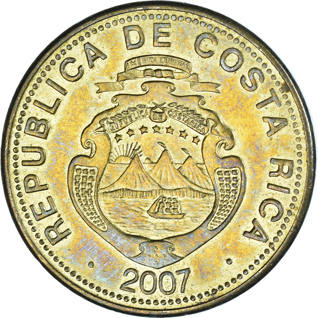 Münze, Costa Rica, 25 Colones, 2007