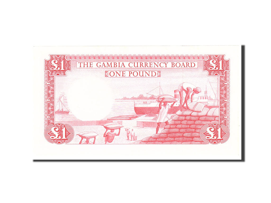 Banknote, Gambia, 1 Pound, 1965, Undated, KM:2a, UNC(65-70)