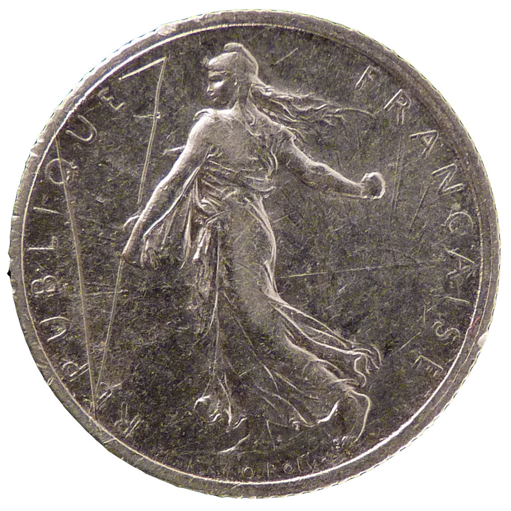 FRANCE, Semeuse, 1 Franc, 1904, Paris, EF(40-45), Silver, 23, Gadoury #467, 5.00