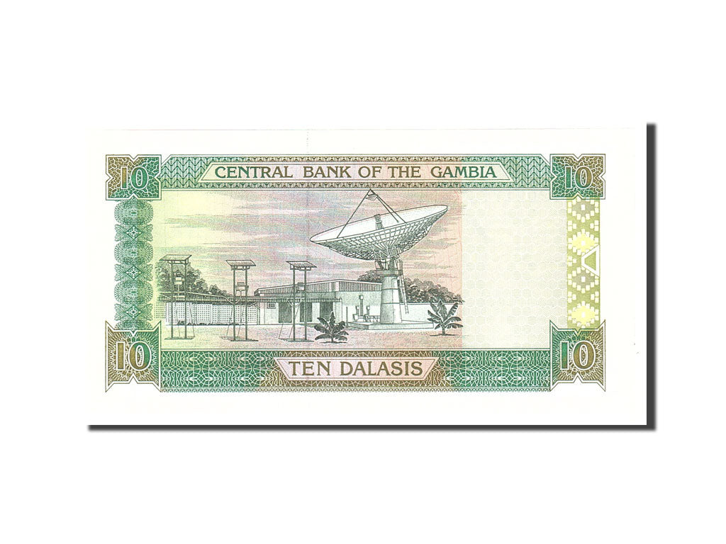 Banknote, Gambia, 10 Dalasis, 1996, Undated, KM:17a, UNC(65-70)